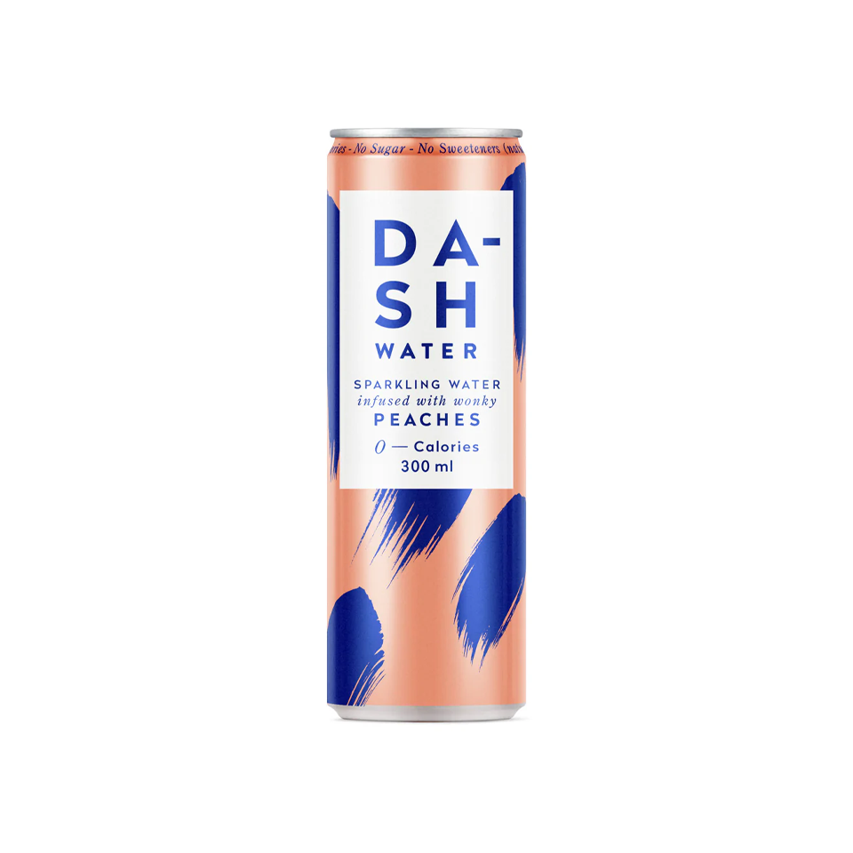 Dash - Peach Infused Sparkling Water (300ml) (24/carton)