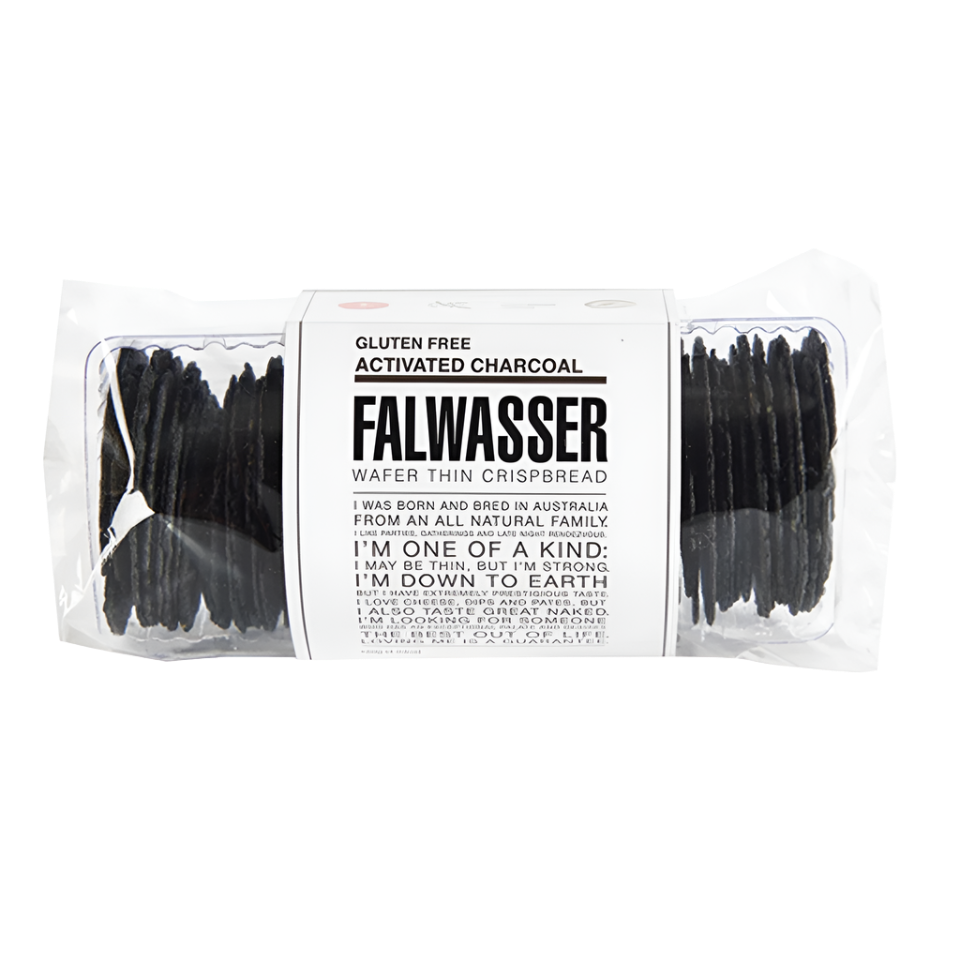 Falwasser - Charcoal Crispbread (150g) - Front Side