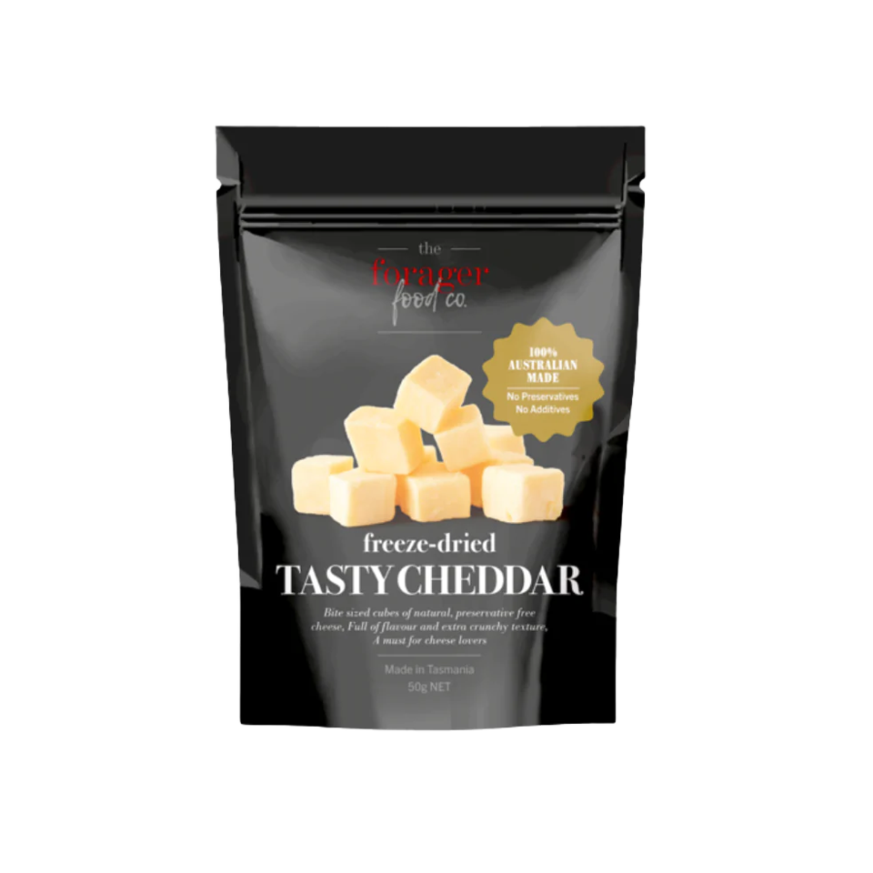 
            
                Load image into Gallery viewer, Forager - Tasty Cheddar (50g) (50/carton)
            
        