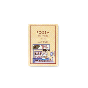 
            
                Load image into Gallery viewer, Fossa Chocolate - Satay Sauce 48% Milk Chocolate (50g)
            
        