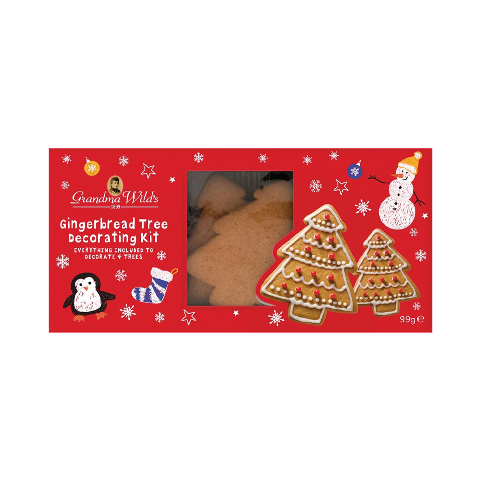 Grandma Wild's - Gingerbread Tree Decorating Kit (99g)