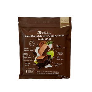 Green & Wholesome - Dark Chocolate with Coconut Milk Freeze Dried Snack (41g)