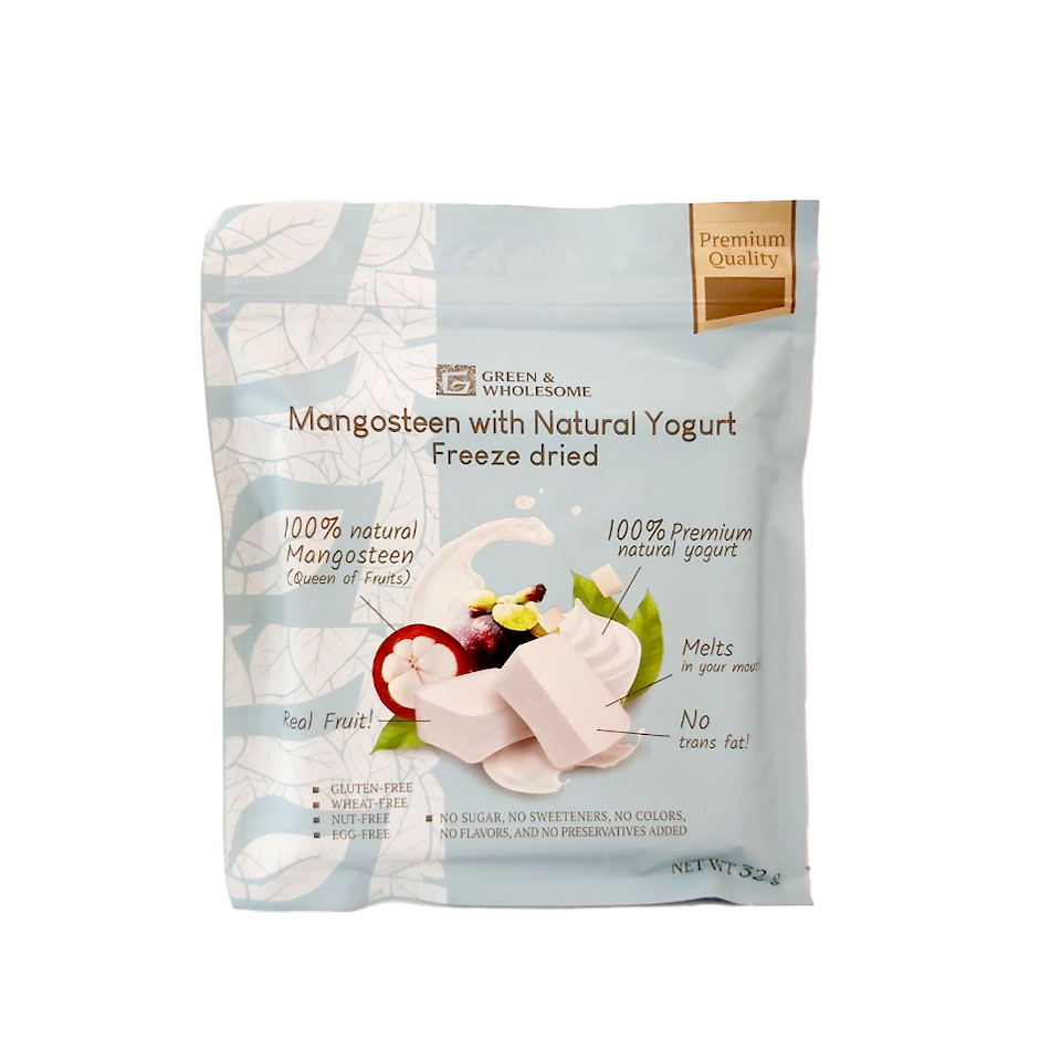 Green & Wholesome - Mangosteen with Natural Yogurt Freeze Dried Snack (32g)