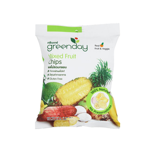 
            
                Load image into Gallery viewer, Greenday - Mixed Fruit Chips (55g) - Front Side
            
        