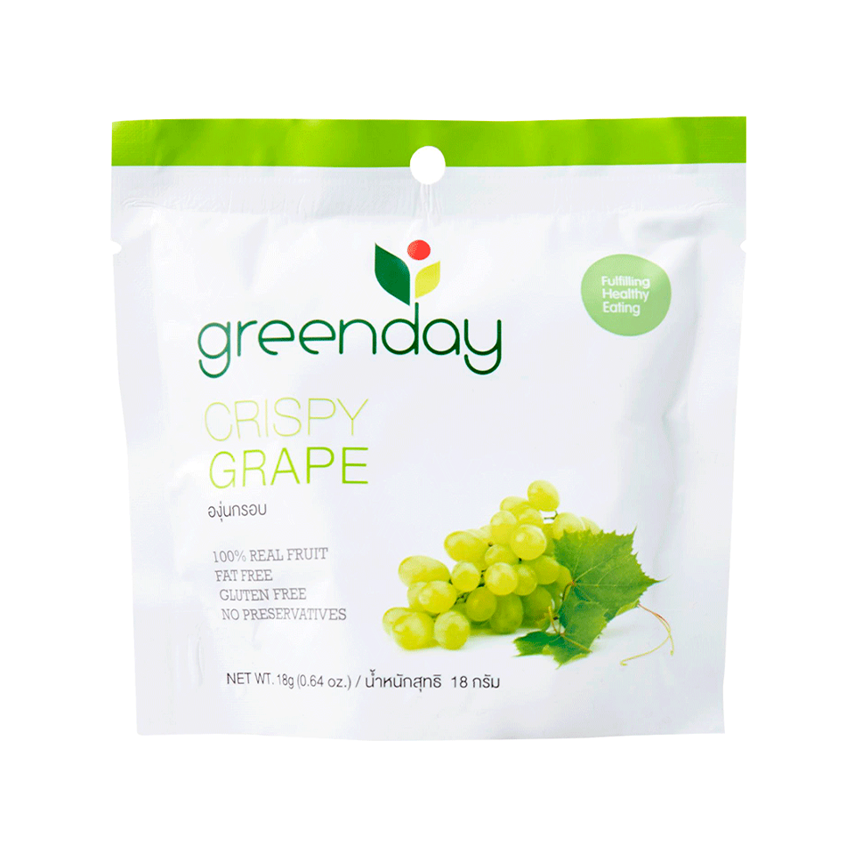 Greenday Kids - Crispy Grape (18g) - Front Side