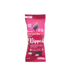 Harvest Box - Dipped Raspberry and Dark Chocolate (40g)
