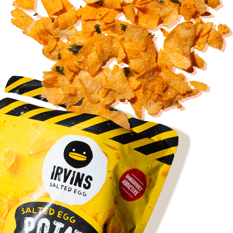 Irvins - Salted Egg Potato Chips (50g) (24/carton) – Tasty Snack Asia