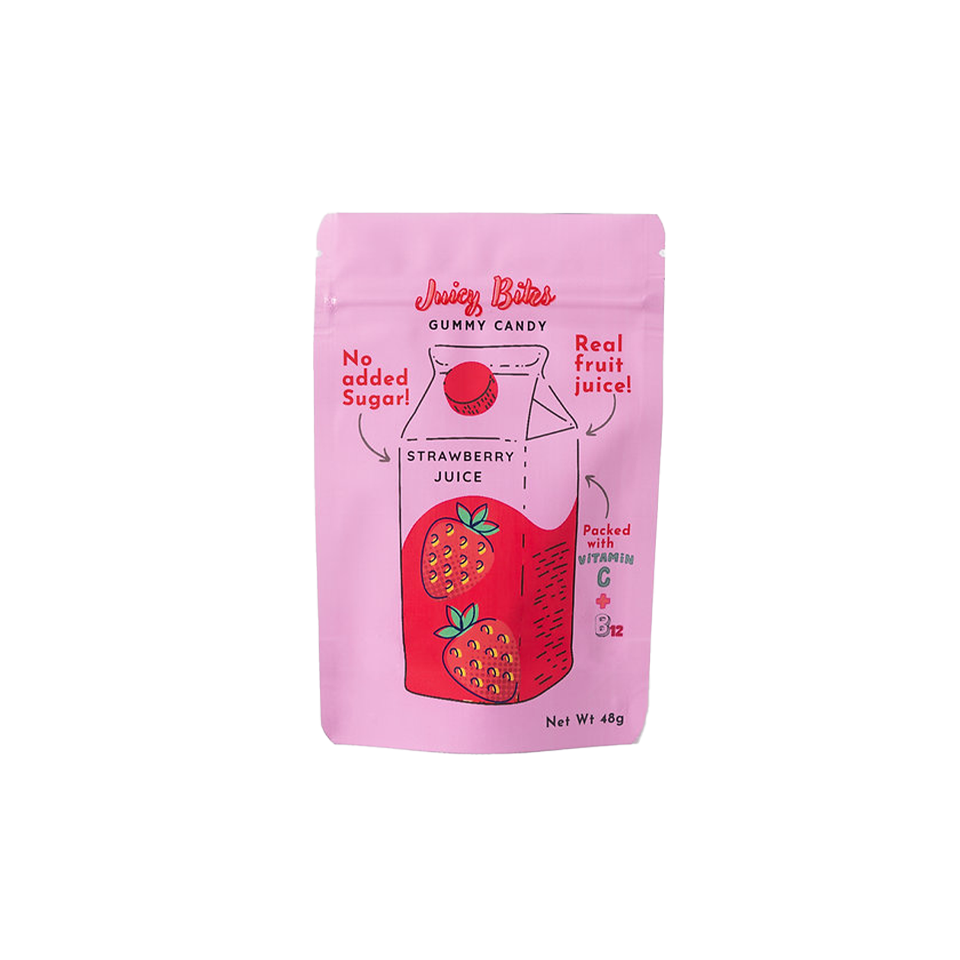 Gummy World - Sugar Free Strawberry Juice Gummy (30g) (24/carton)