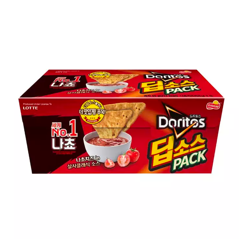 Lotte - Doritos Cheese And Salsa Dip (85g) - Front Packaging Box
