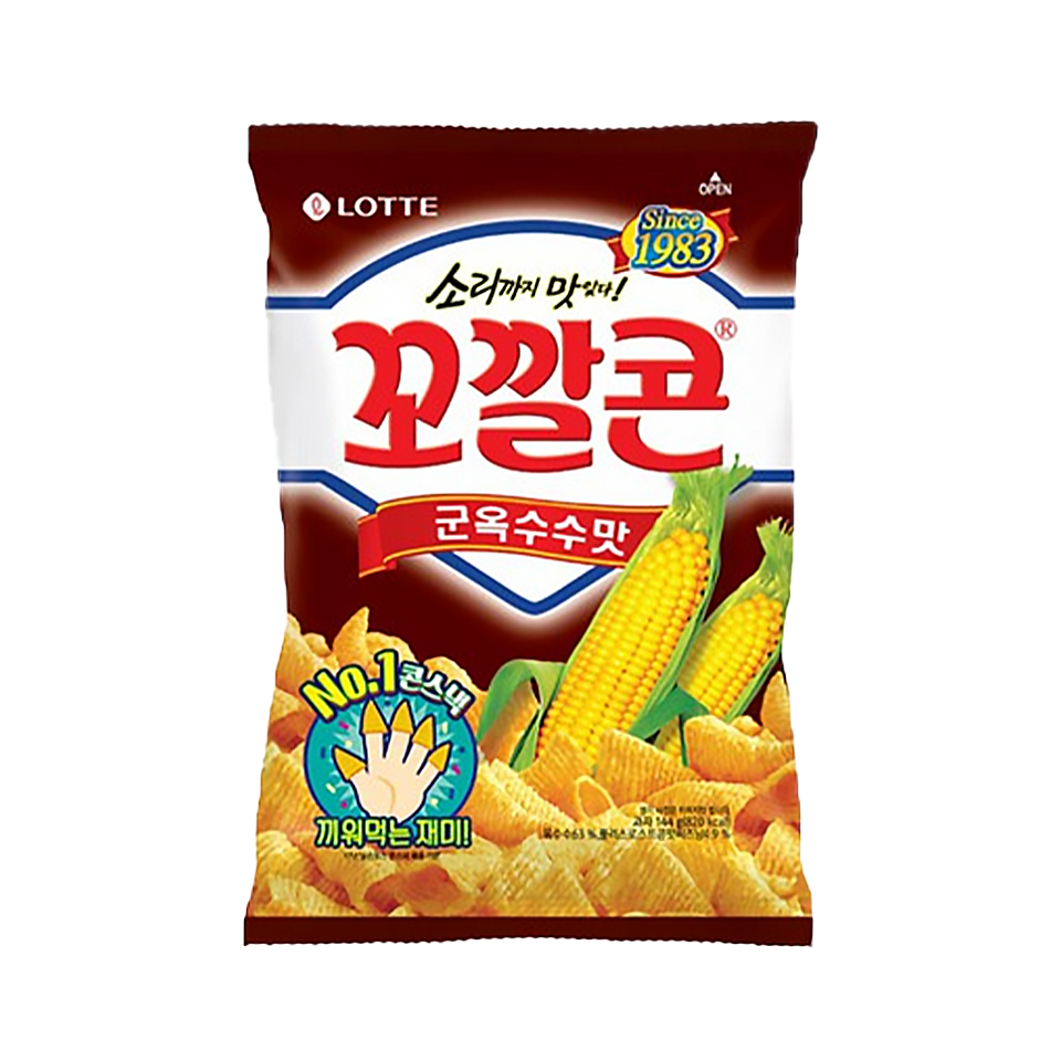 
            
                Load image into Gallery viewer, Lotte - Roasted Kokkal Corn Snack (72g) - Front Side
            
        