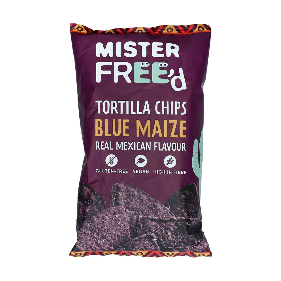 Mister Freed - Tortilla Chips Blue Maize (135g) - Front Side