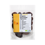 Naked - Organic Sundried Apricots (200g) - Front Side