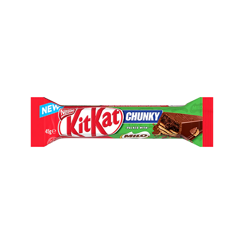 Nestle - Chunky Milo Kit Kat (45g) (36/carton) – Tasty Snack Asia