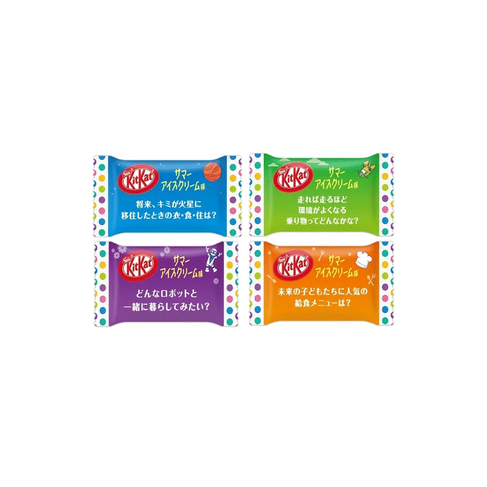 
            
                Load image into Gallery viewer, Nestle - KitKat Mini Summer Ice Cream Flavour (12/pack) (120g) - Product Variations
            
        