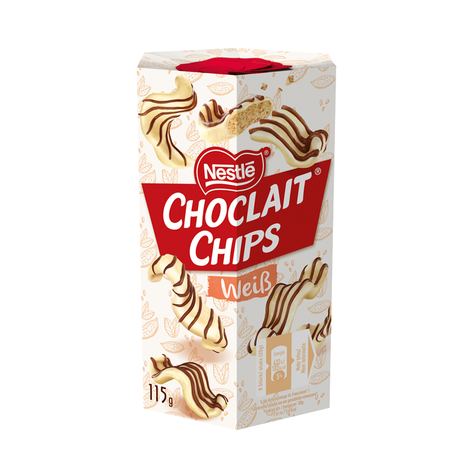 Nestle - White Chocolate Chocolait Chips (115g) - Front Side