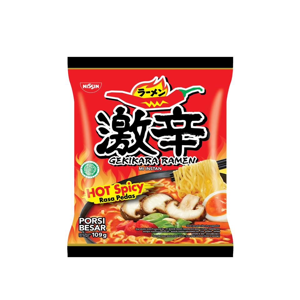 Nissin - Hot Spicy Gekikara Ramen (109g)
