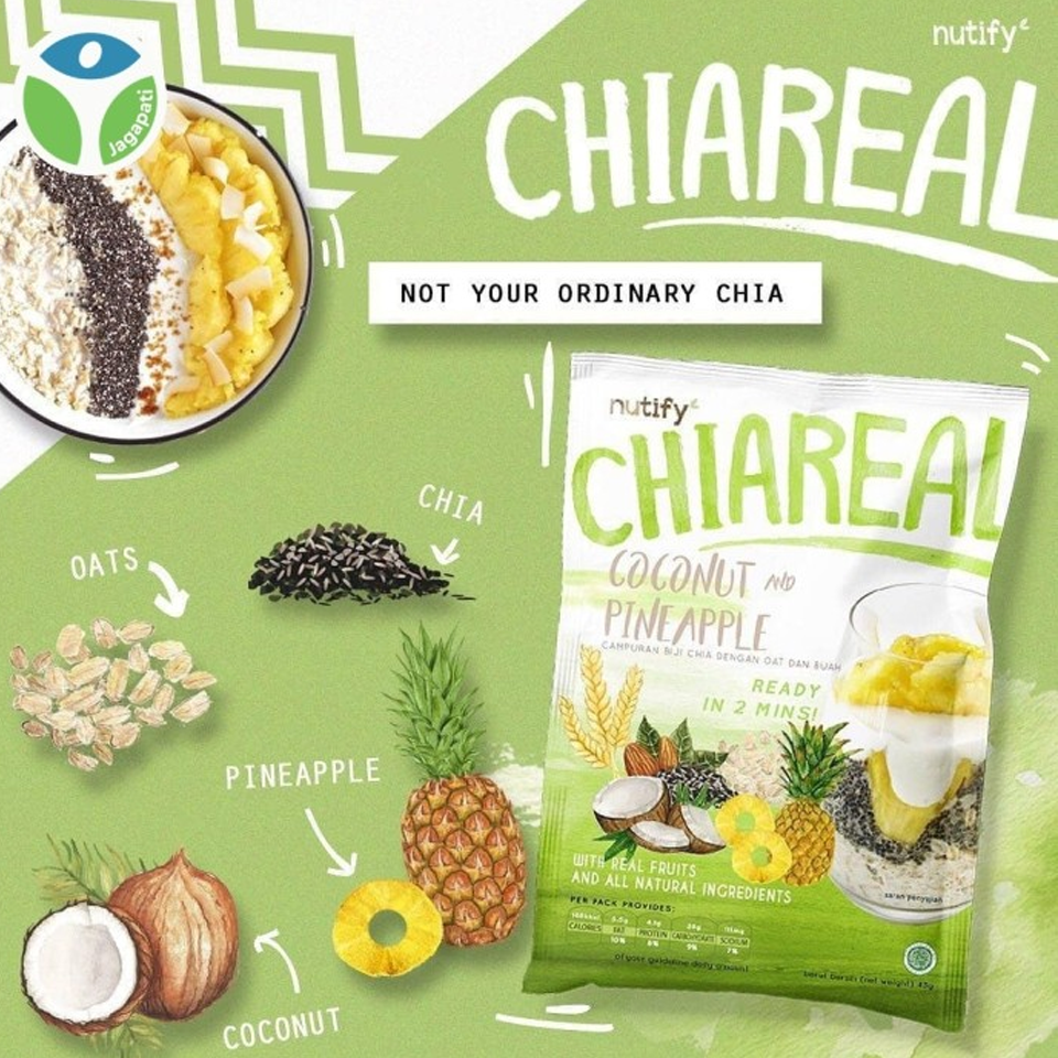 
            
                Load image into Gallery viewer, Nutify - Coconut And Pineapple Chiareal (40g)
            
        