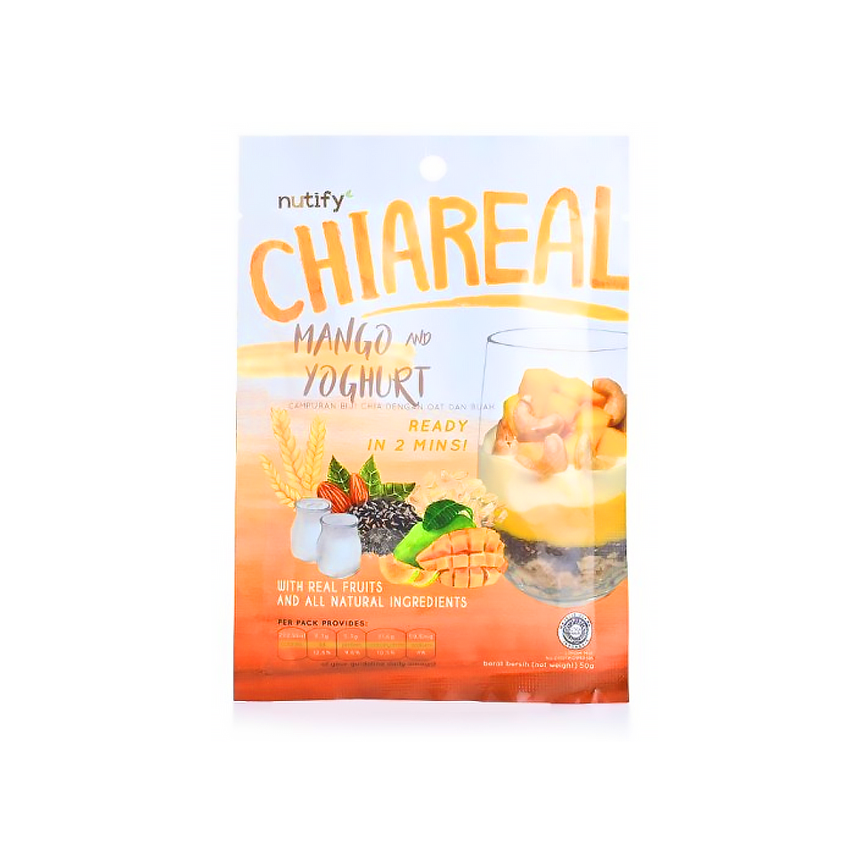 Nutify - Mango And Yogurt Chiareal (40g)