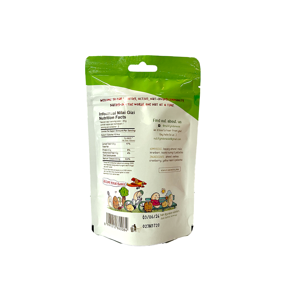 
            
                Load image into Gallery viewer, Nutify - Mixed Fruits And Premium Mixed Nuts (40g) (16/carton)
            
        