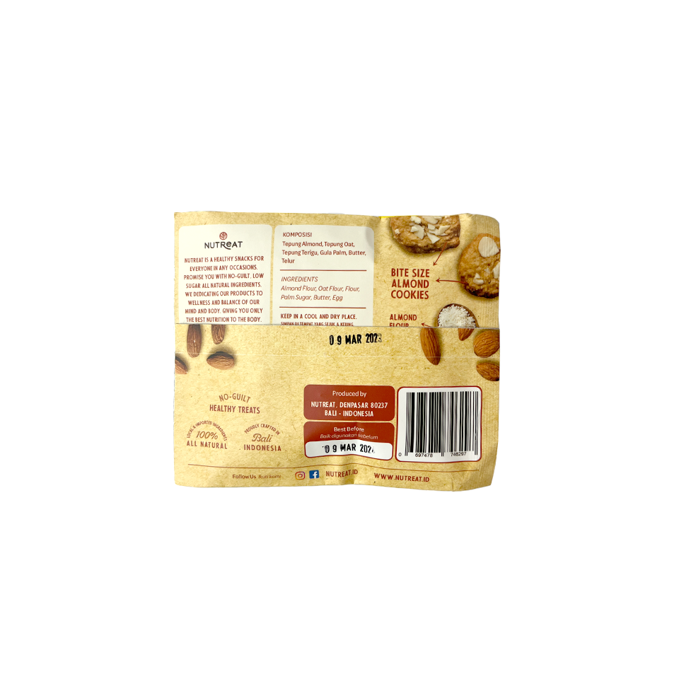 Nutrieat - Almond Cookies (30g)