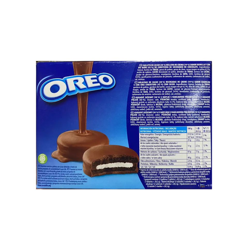Oreo - Milk Chocolate Covered Oreo Enrobed (6/pack) (246g) (10/carton ...