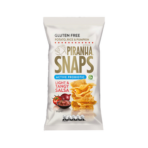 Piranha Snaps - Tangy And Salsa Potato Rice And Pumpkin Chips (50g)