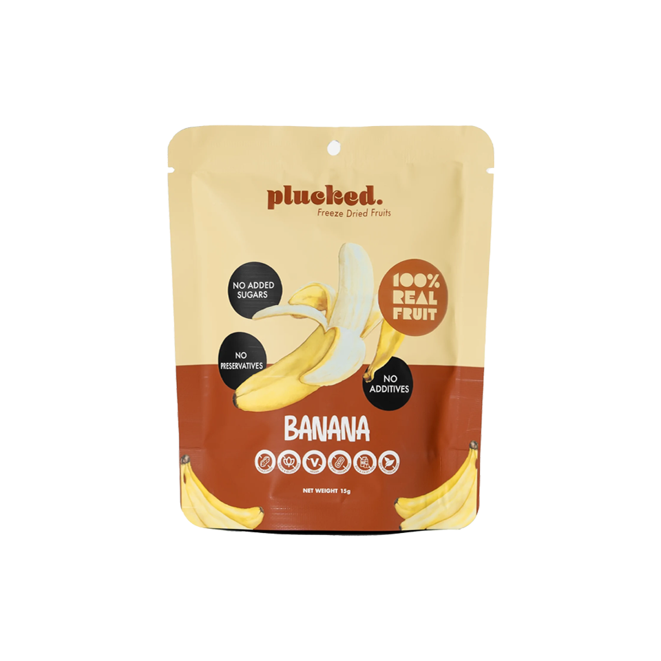 
            
                Load image into Gallery viewer, Plucked - Freeze Dried Banana Chips (15g)
            
        