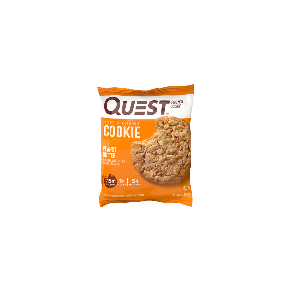 Quest - Peanut Butter Protein Cookies (58g) - Front Side