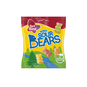Red Band - Super Sour Bears (100g) - Front Side