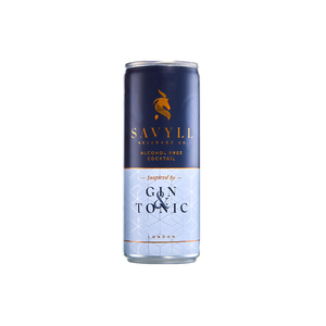 Savyll - Alcohol Free Gin & Tonic (250ml) - Front Side