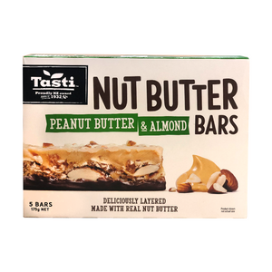Tasti - Peanut Butter Almond Bar (5/pack) (175g) - Front Side