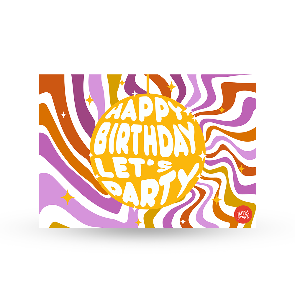 
            
                Load image into Gallery viewer, Happy Birthday Let&amp;#39;s Party Card
            
        
