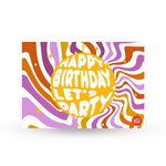 Happy Birthday Let's Party Card