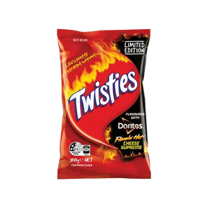 
            
                Load image into Gallery viewer, Twisties - Limited Edition Doritos Flamin&amp;#39; Hot Chesse Supreme (80g)
            
        