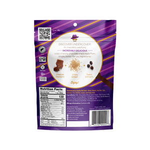 Undercover - Milk Chocolate And Currents Crispy Quinoa (57g) - Back Side