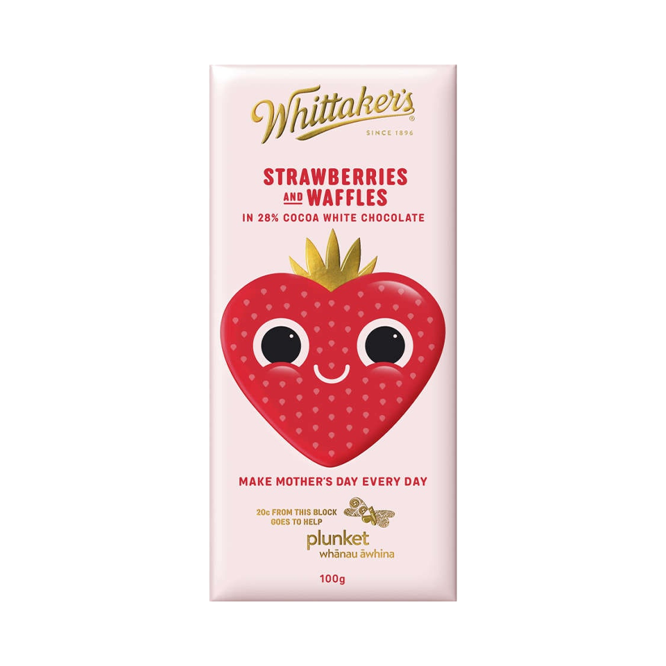
            
                Load image into Gallery viewer, Whittakers - White Chocolate And Strawberry Waffle (100g) - Front Side
            
        