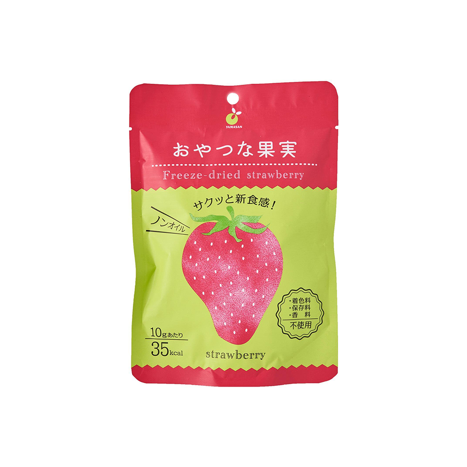 Yamasan - Freeze Dried Ichigo (20g) – Tasty Snack Asia