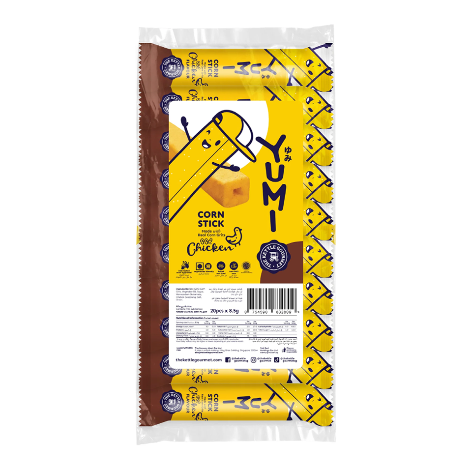 Yumi - BBQ Chicken Corn Sticks (170g) (20/pack) (24/carton)