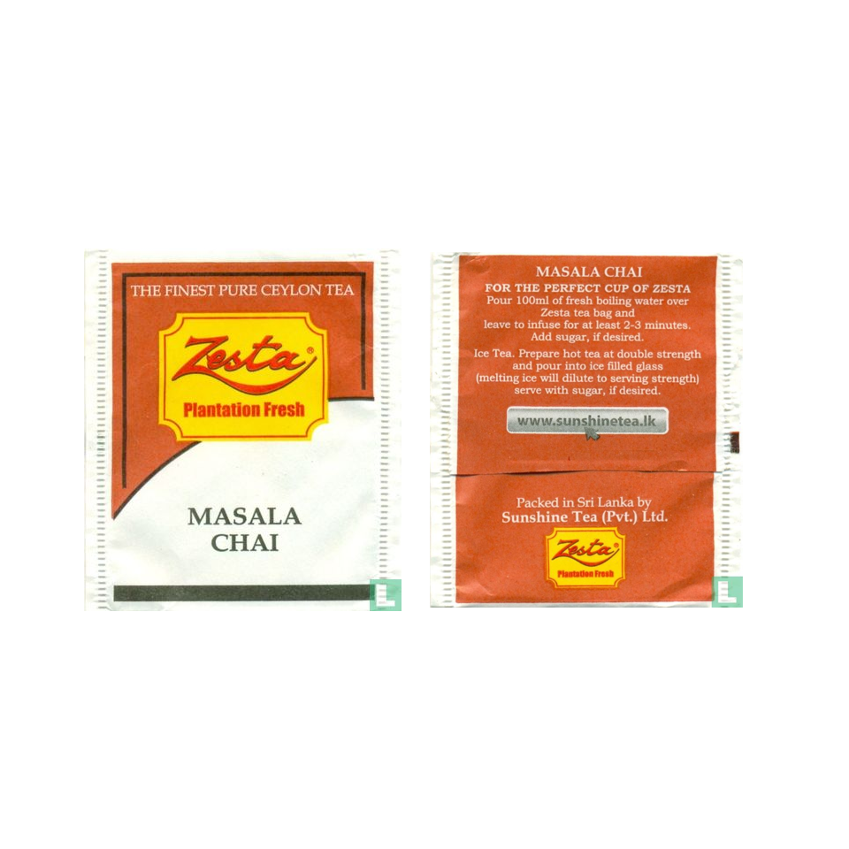 Zestea - Masala Chai Tea Bags (25sachets) (50g)
